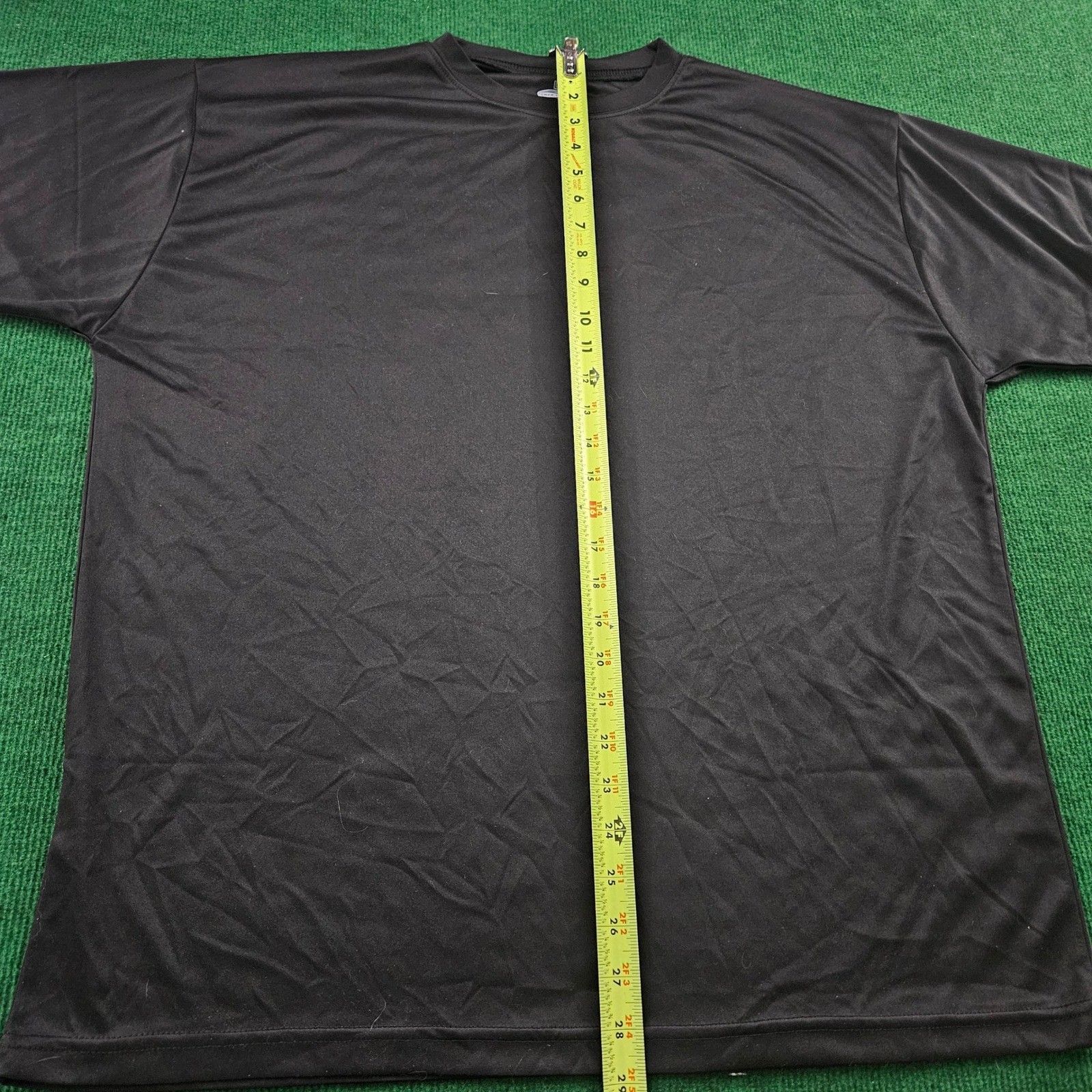 Power Tek Black Polyester TShirt Mens Size L Athletic Quick Dry Sportswear gallery