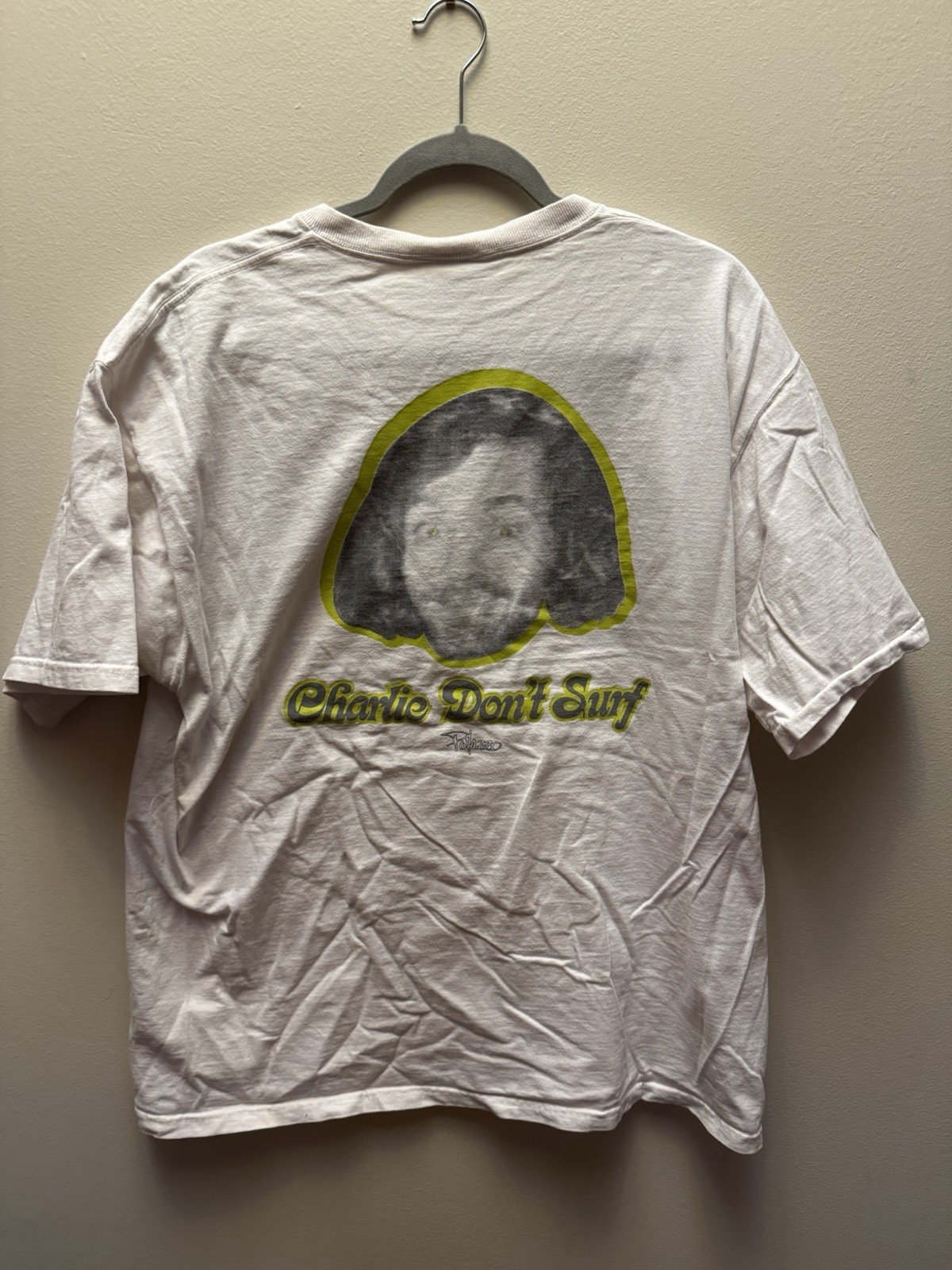 2000s Palazzo Charlie Don’t Shirt Young Charles Manson Xl White gallery