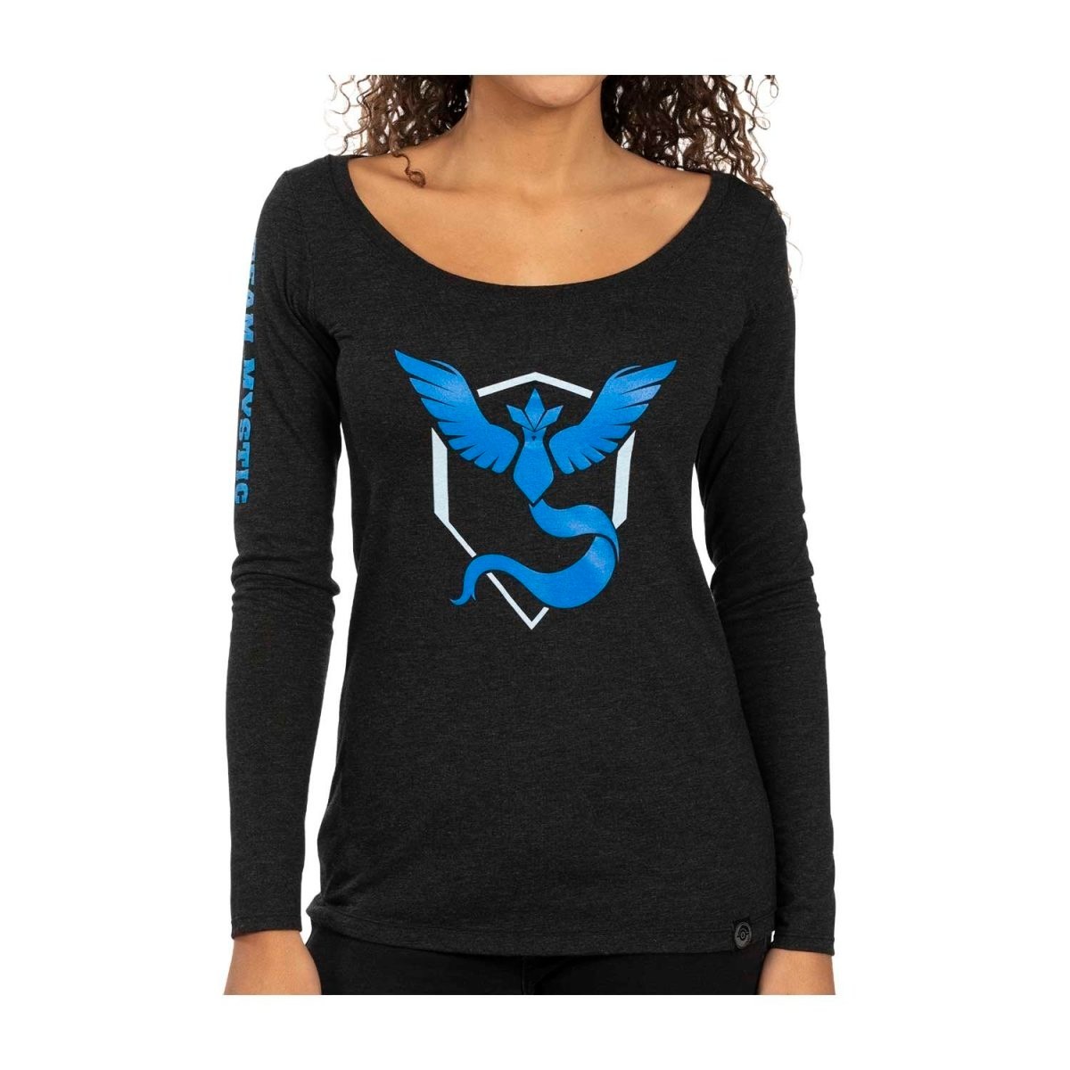 Pokemon Center Pokemon GO Team Mystic Scoop Neck T-Shirt gallery