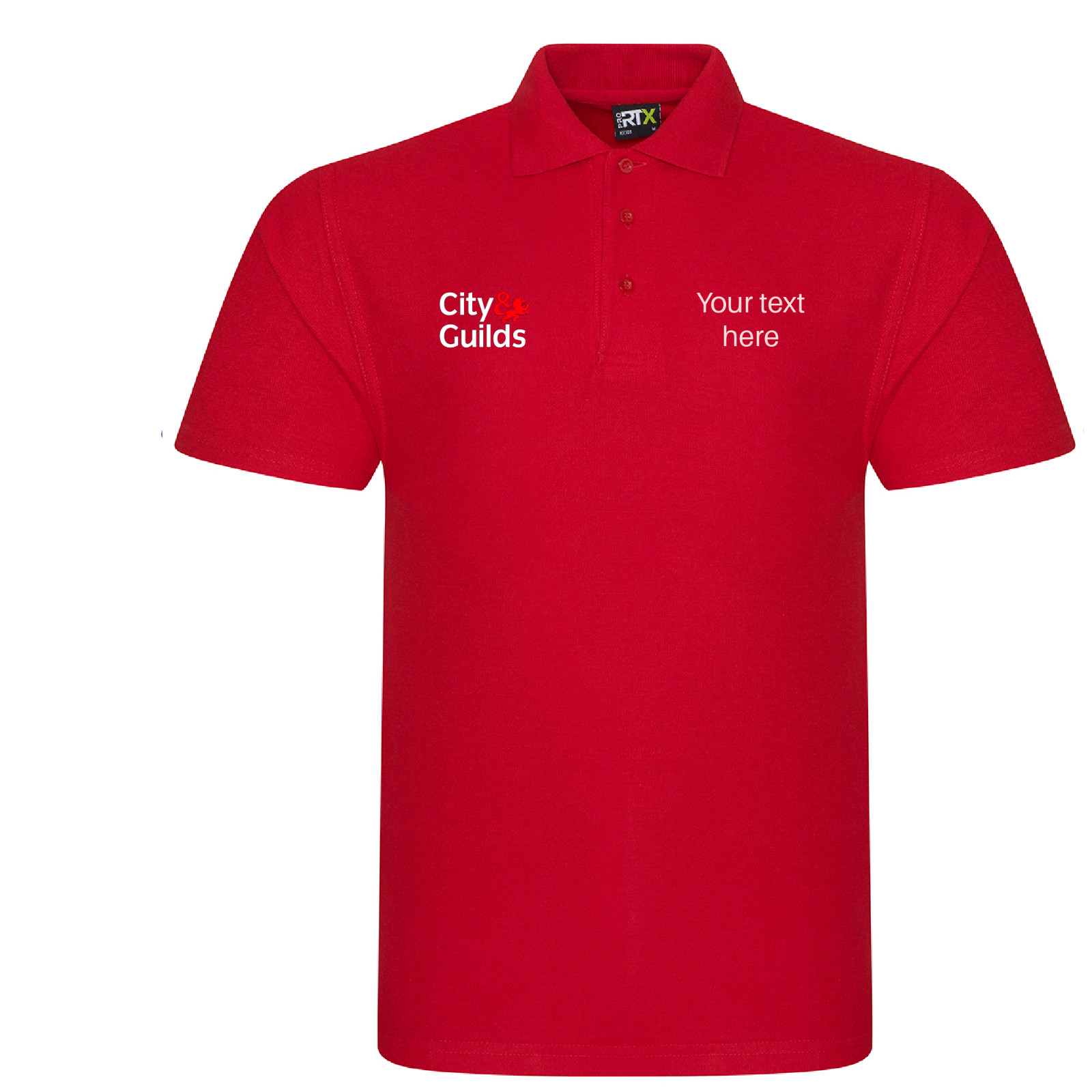 City & Guilds Polo shirt customised embroidered with company name or any text gallery