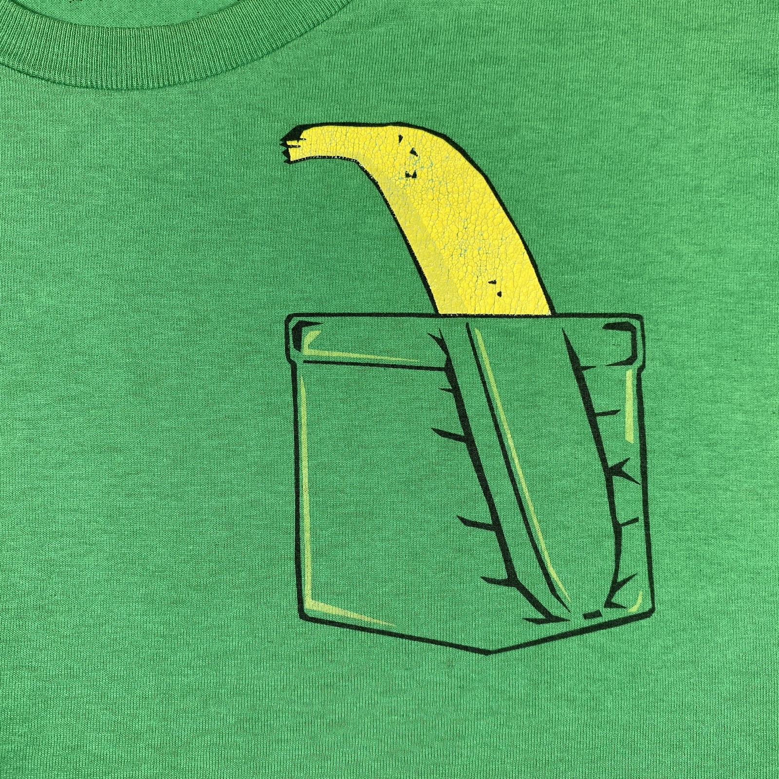Generic Men's Graphic Tee Shirt Green Banana Pocket Funny Casual Comfort gallery