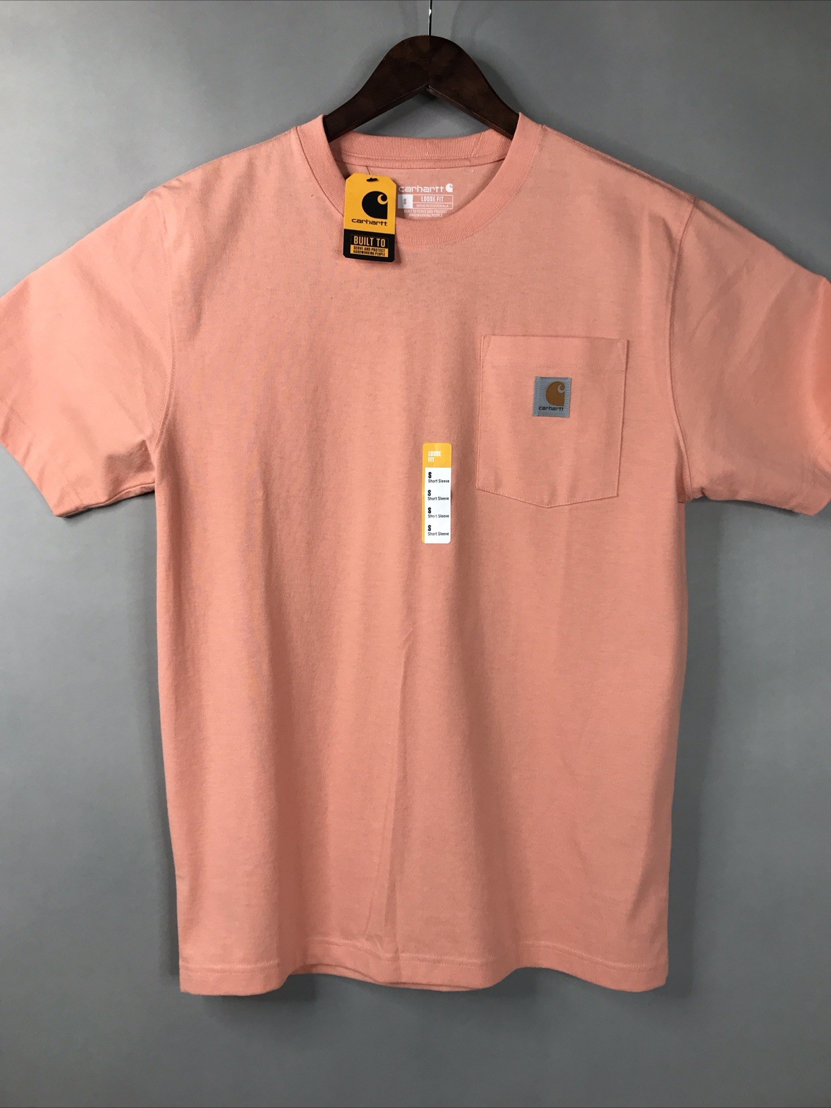 Carhartt LOOSE FIT Heavyweight Men’s Sz Small Peach Athletic Casual Lifestyle gallery