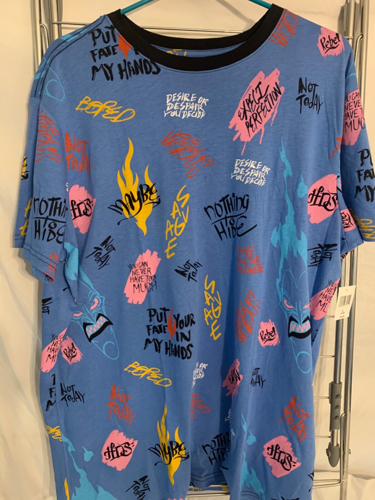 DISNEY VILLAINS CHARACTERS MEN’S Size Large NEW WITH TAGS