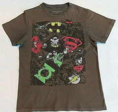 Justice League, Joker, Batman, Superman Men’s T-Shirt Size M