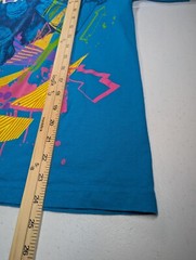 Vintage AAA T Shirt Small Raver Monkey Graphic Print Blue Tee Boom Box Music