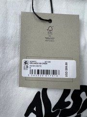 ALL SAINTS Orlando Logo Print Oversized T-Shirt Men’s Size M White