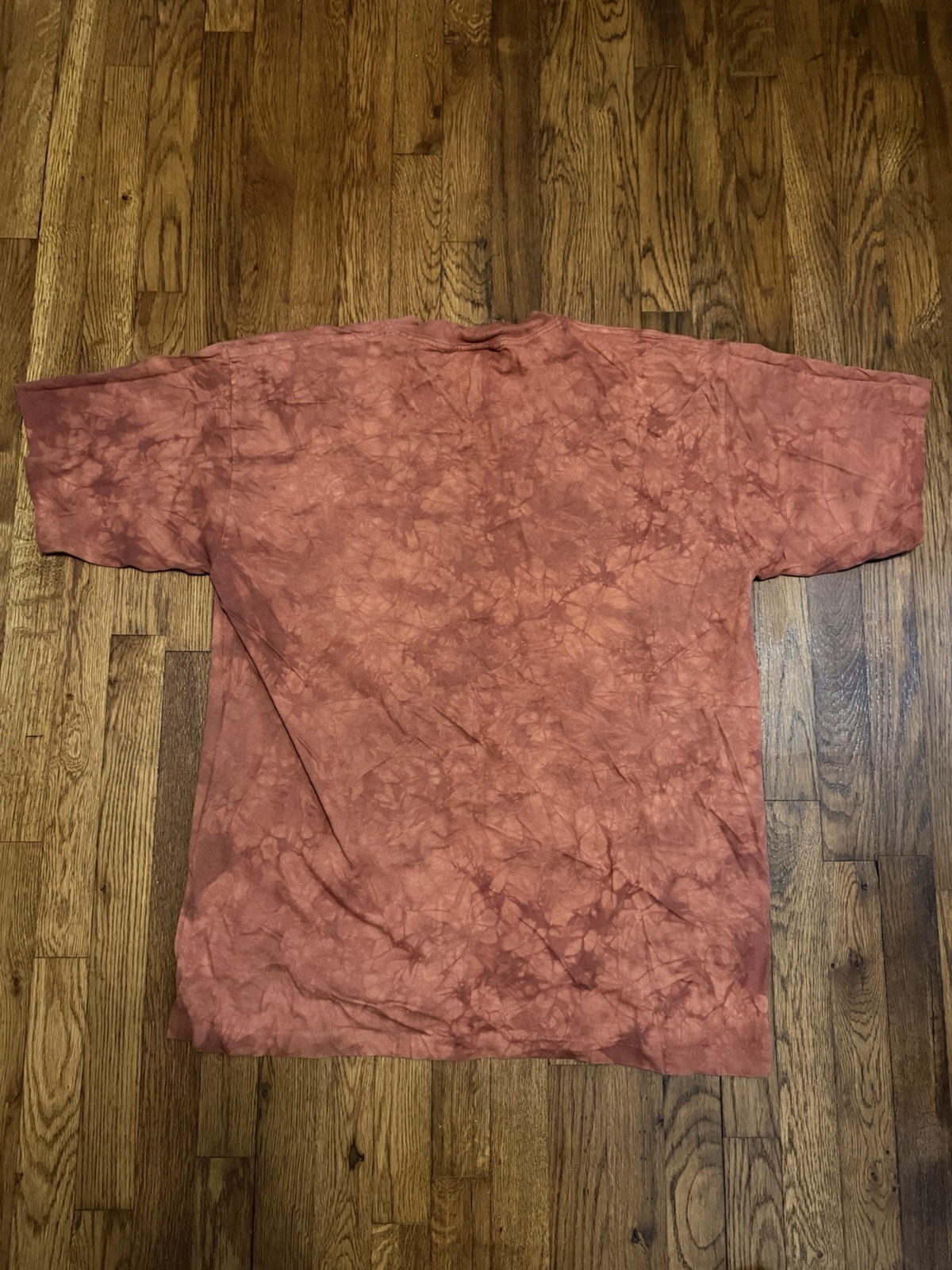 Vintage 90s Liquid Blue Blank Tie Dye T-Shirt XL RARE gallery