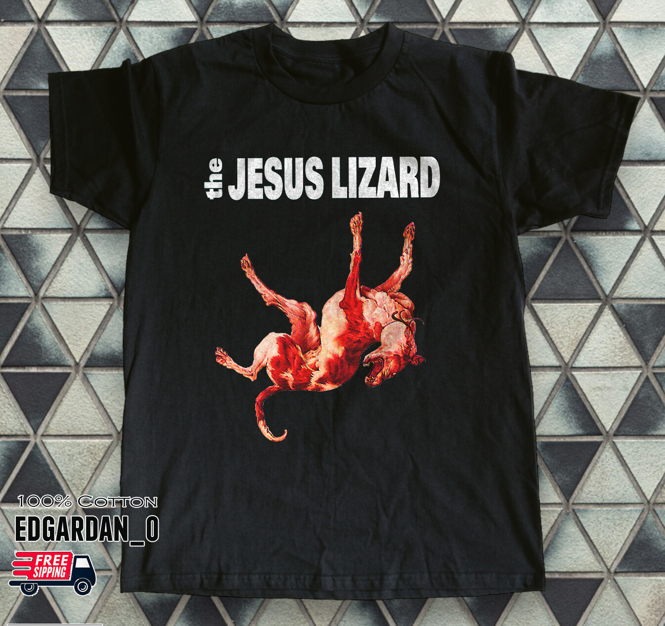 The Jesus Lizard Down Album T-Shirt Music Free Shipping