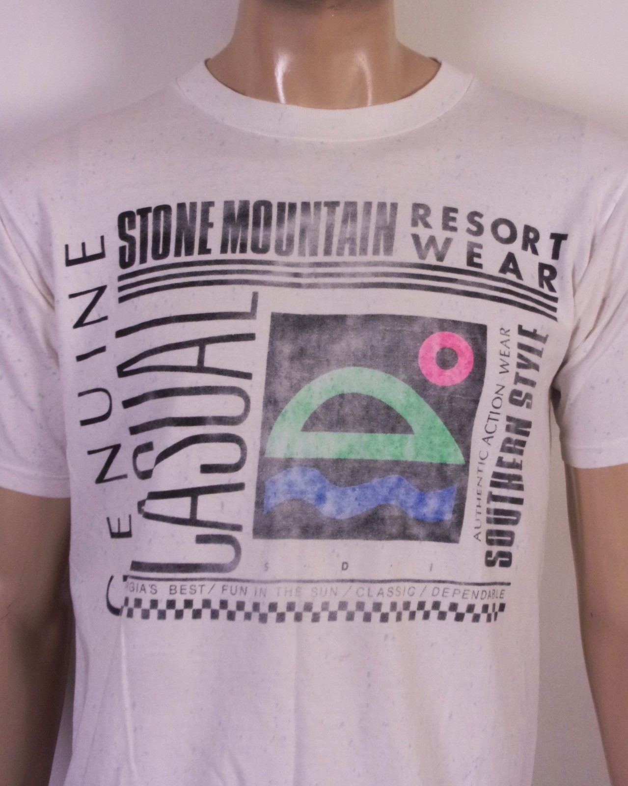 vintage 80s single stitch Stone Mountain Georgia T-Shirt Resort Wear sz M gallery