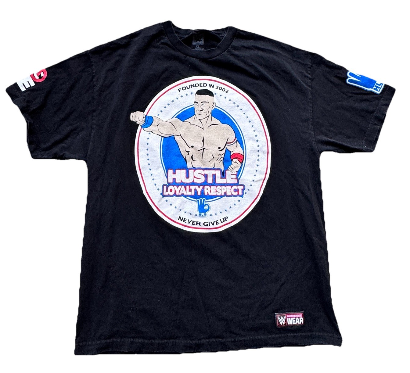 WWE Authentic John Cena Hustle Loyalty Respect Never Give Up Men Unisex XL gallery