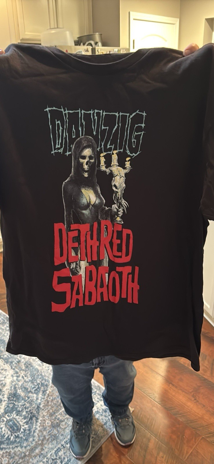Danzig Death Red Sabaoth Men's Black Graphic Jersey 2XS T-Shirt gallery
