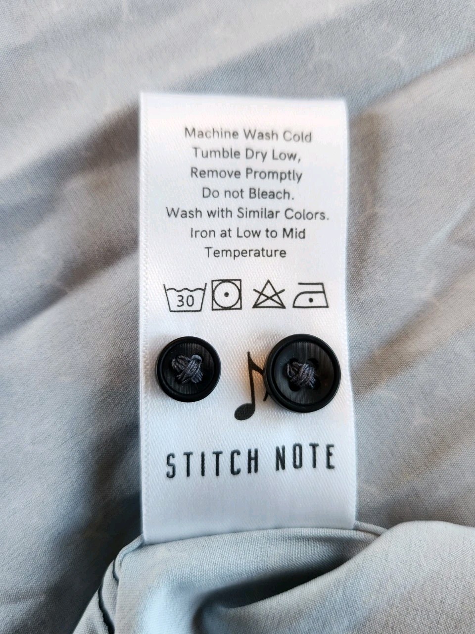 Stitch Note Shirt. XXL New W Tags. Machine Wash Cold. Light Fabric gallery
