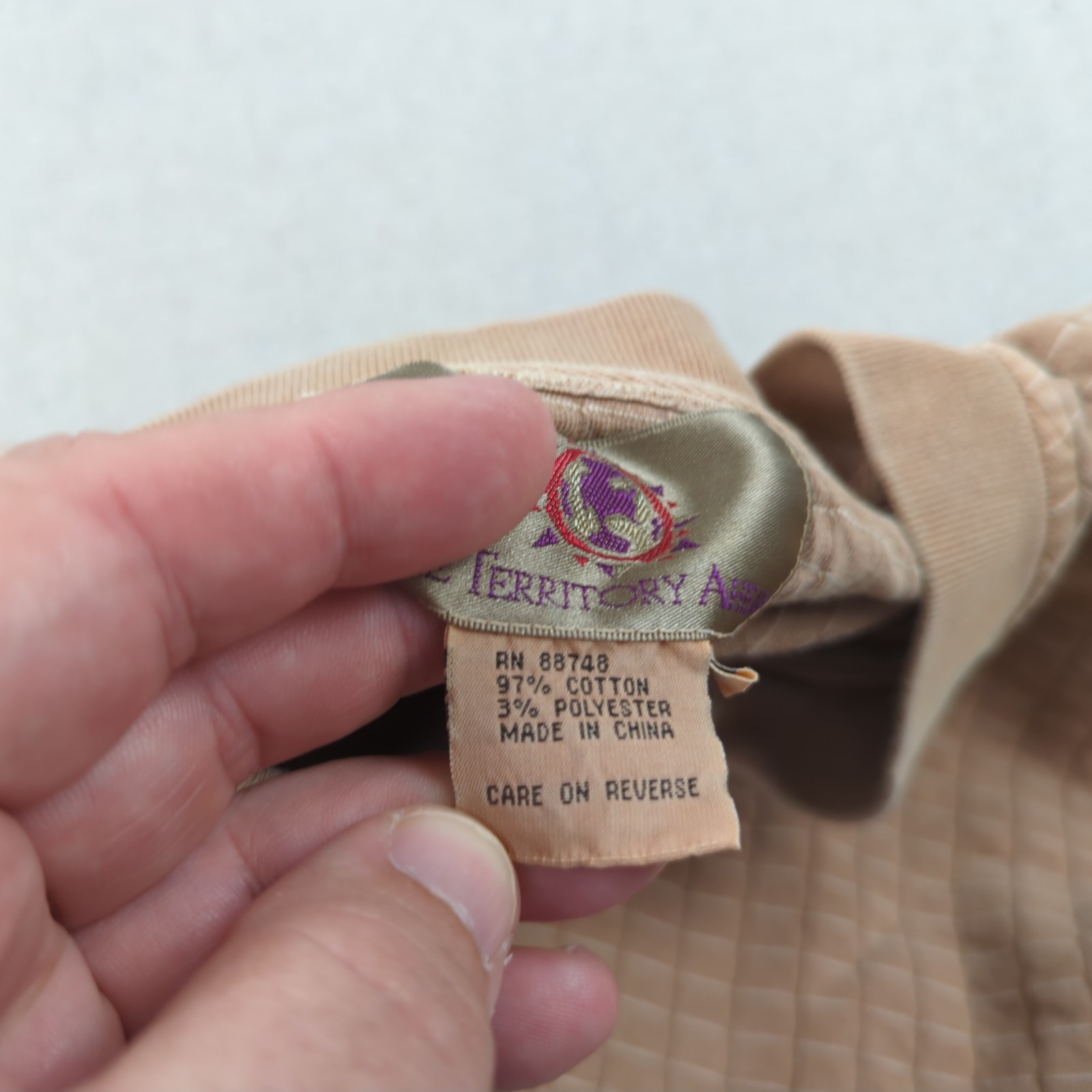 Territory Ahead Shirt Mens Large Brown Henley Thermal Waffle Pullover gallery