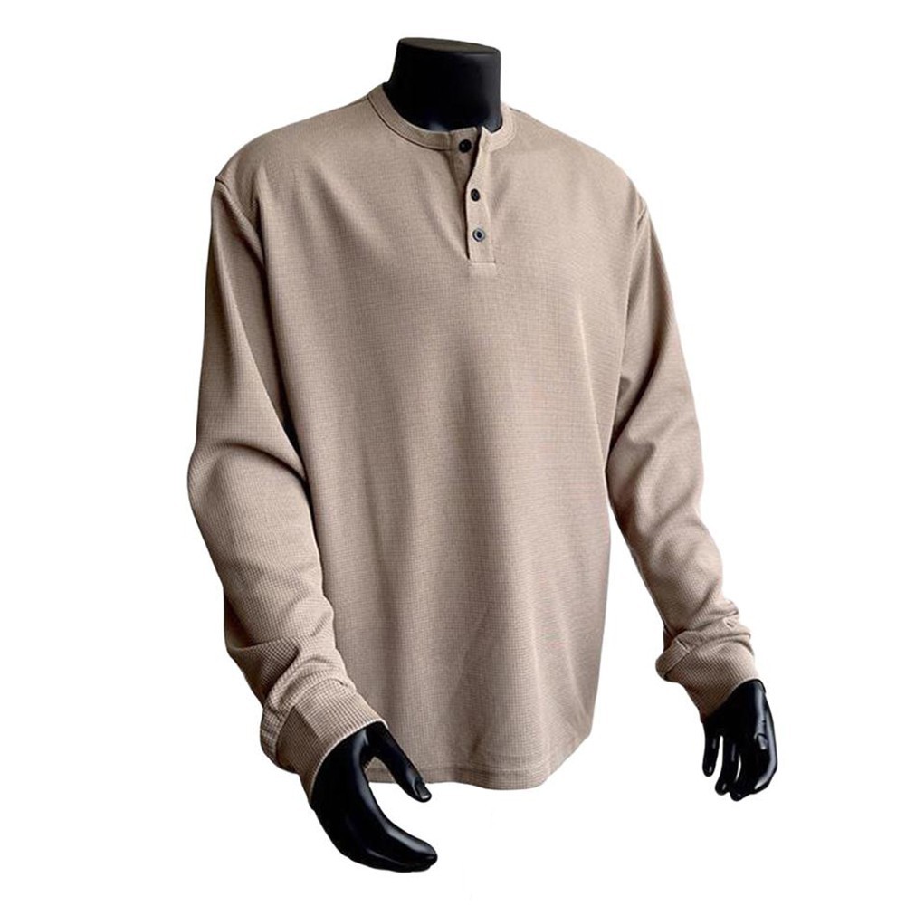 Men Casual Long Sleeve Training Top for Sports Fitness and Solid Color gallery