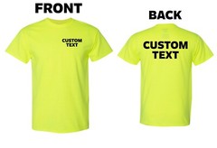 Custom T-Shirt, Personalized, Add Your Own Text