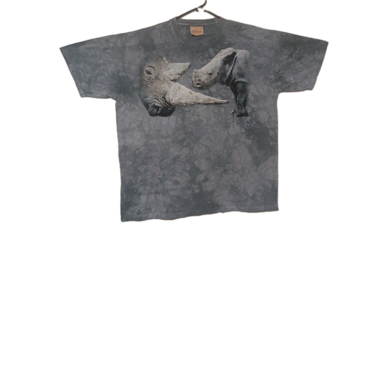 The Mountain Mens T-shirt Vintage 2007 Rhinoceros Rhino Leather Tag XL #6292 gallery
