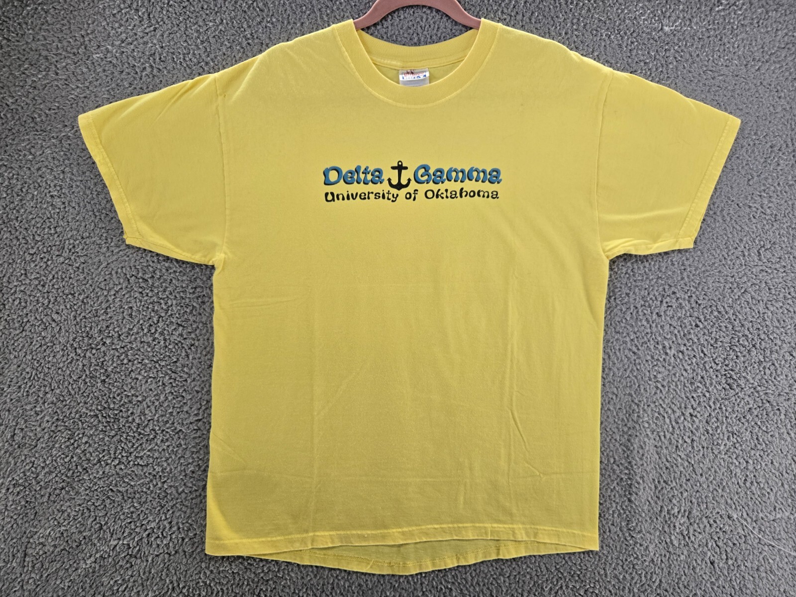 Delta Gamma Shirt Mens Large University of Oklahoma 2001 Vintage Y2K Graphic Tee gallery