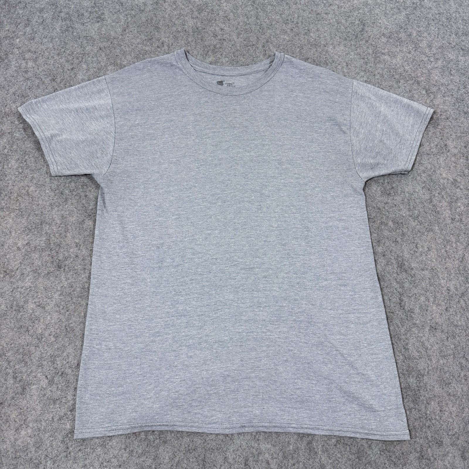 Hanes Comfort Fit Tagless Short Sleeve Casual T-Shirt Fit Men's Size Medium Gray gallery