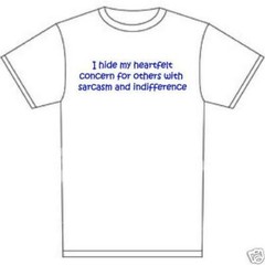 HIDE heartfelt concern Sarcasm indifference shirt 5 sizes 14 colors custom made