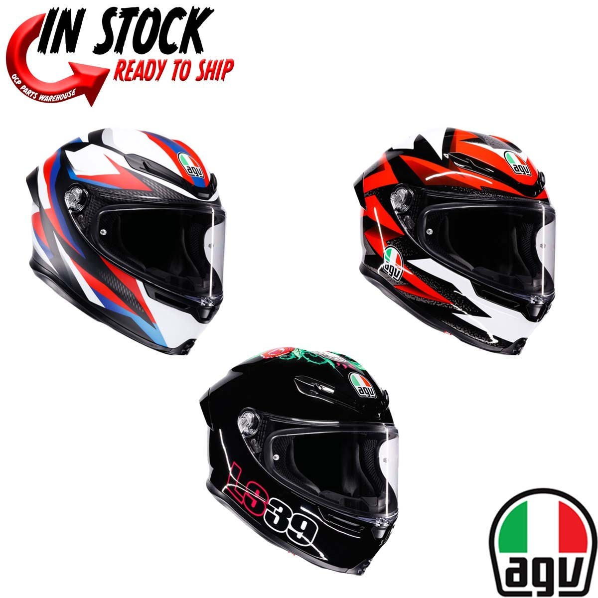 NEW! AGV K6 S FULL FACE MOTORCYCLE HELMET – PICK SIZE & COLOR