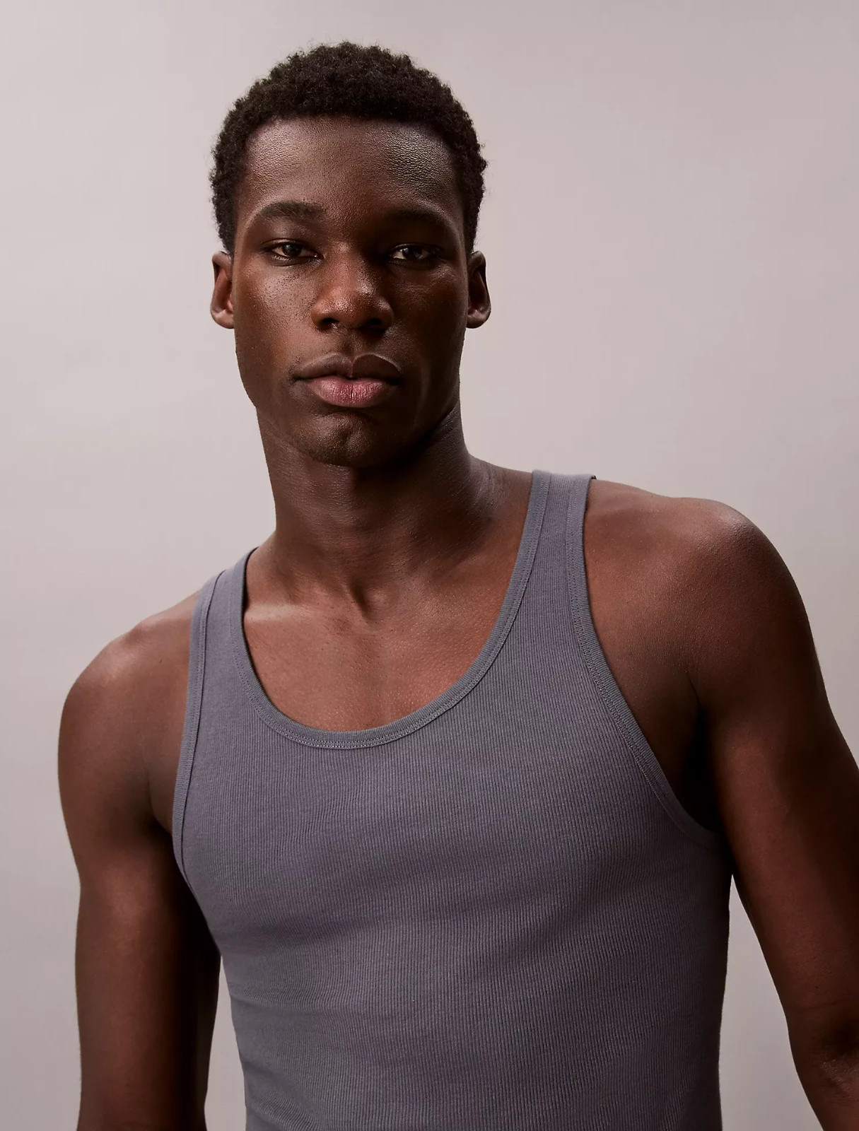 Calvin Klein Cotton RIB (Medium) NB4036-058 MULTI COLOR TANK TOPS 3 PACK gallery
