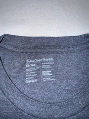FRESH CLEAN THREADS Men’s Navy Blue Short Sleeve Crew Neck – XL Tall