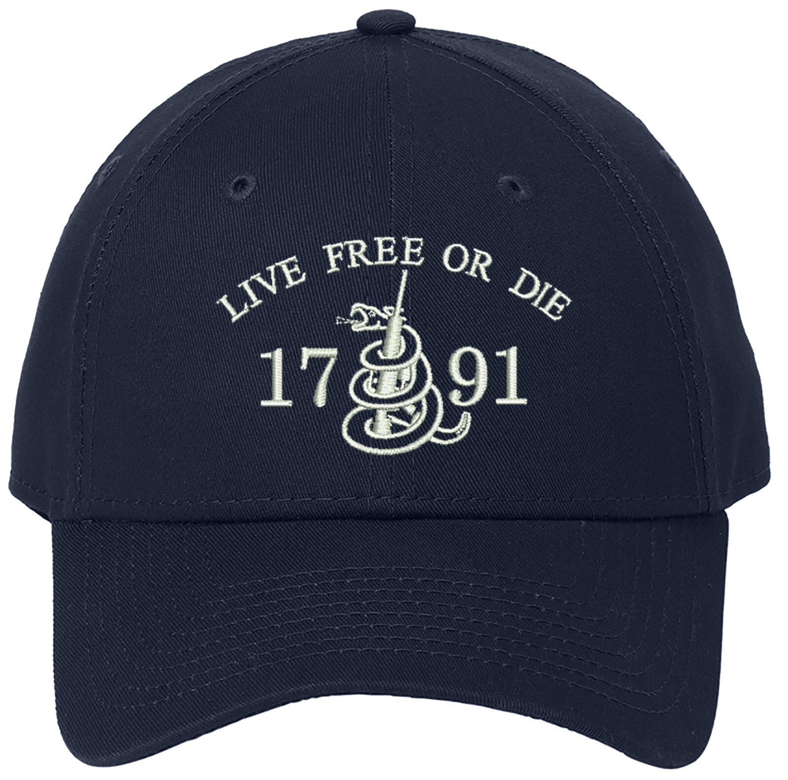 Live Free or Die Freedom 2A New Era Embroidered One Size Fits All Baseball Hats gallery