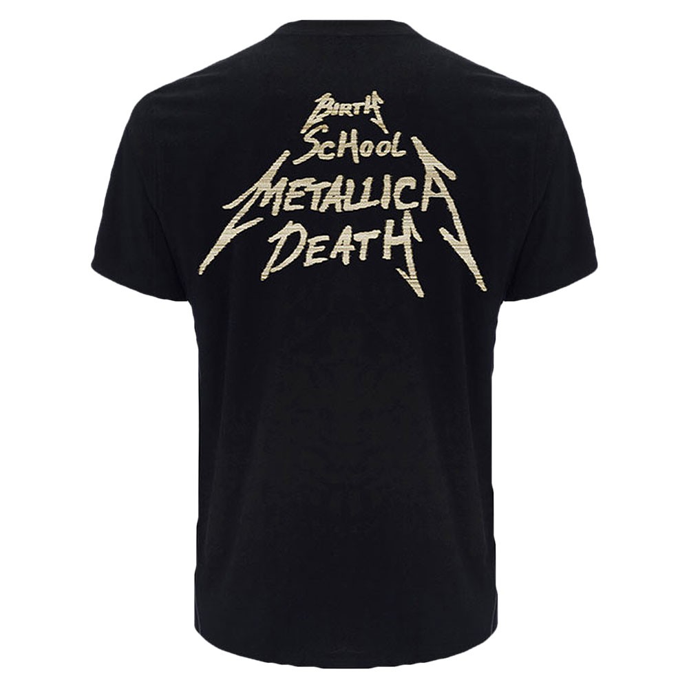 Men's Metallica Birth Death Crossed Arms (Back Print) Slim Fit T-shirt XX-Large gallery
