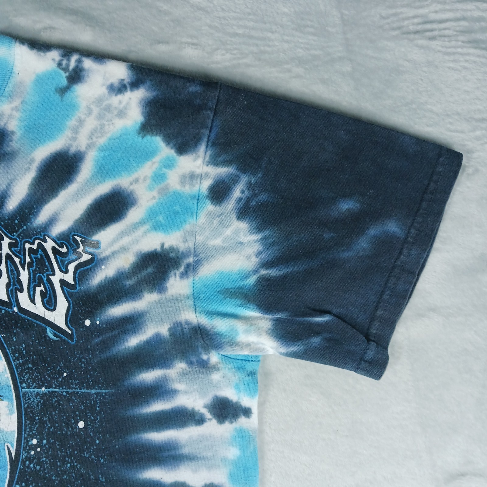 Grateful Dead & Company Liquid Blue 2021 Tour T Shirt Blue Tie Dye Size Medium gallery