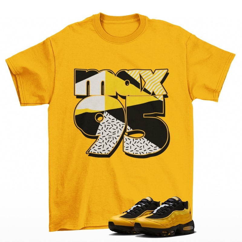 Throwback Shirt Yellow to Match Air Max 95 Varsity Maize Taxi IB1667-700