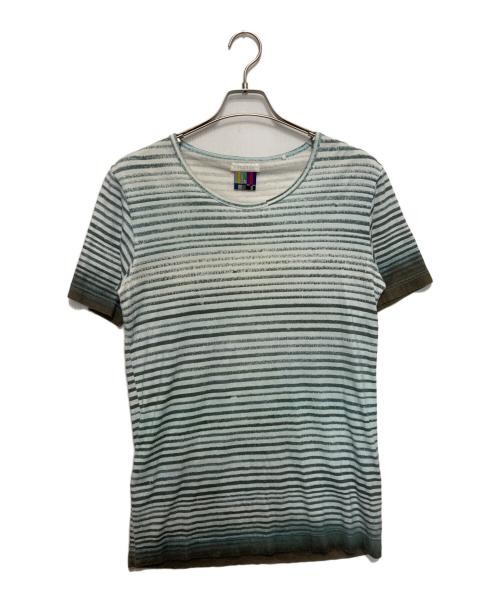 FACETASM Striped T-shirt green