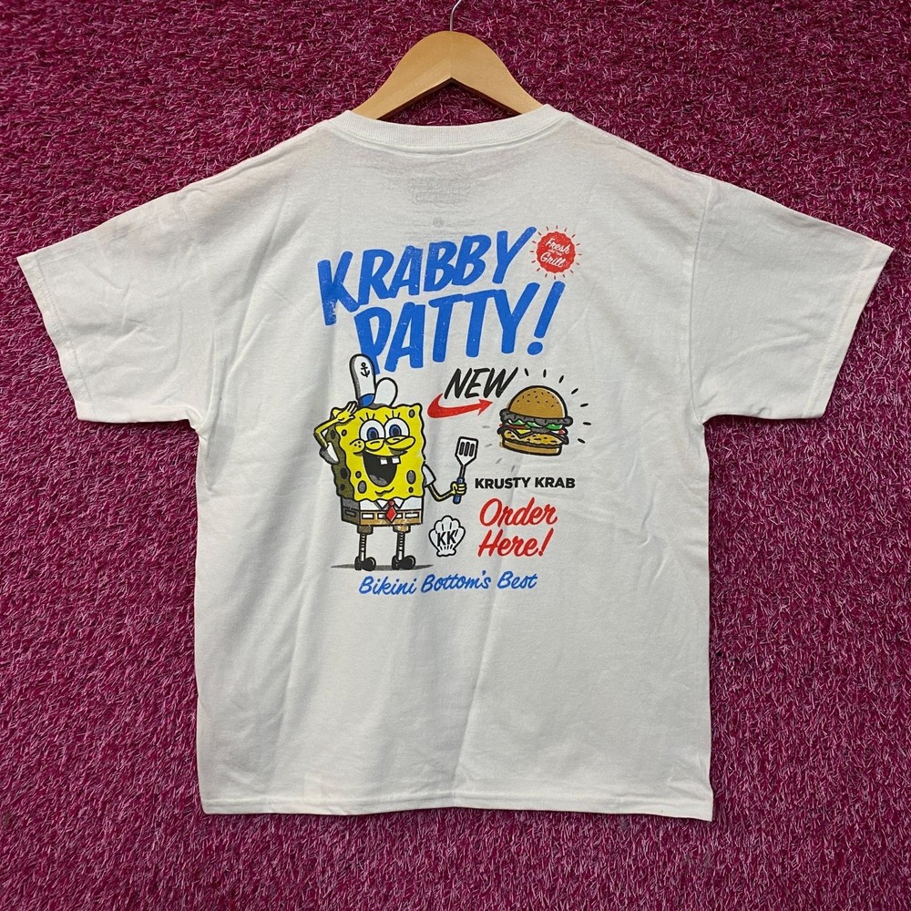 Nickelodeon SpongeBob SquarePants Krabby Patty Graphic T-Shirt Large