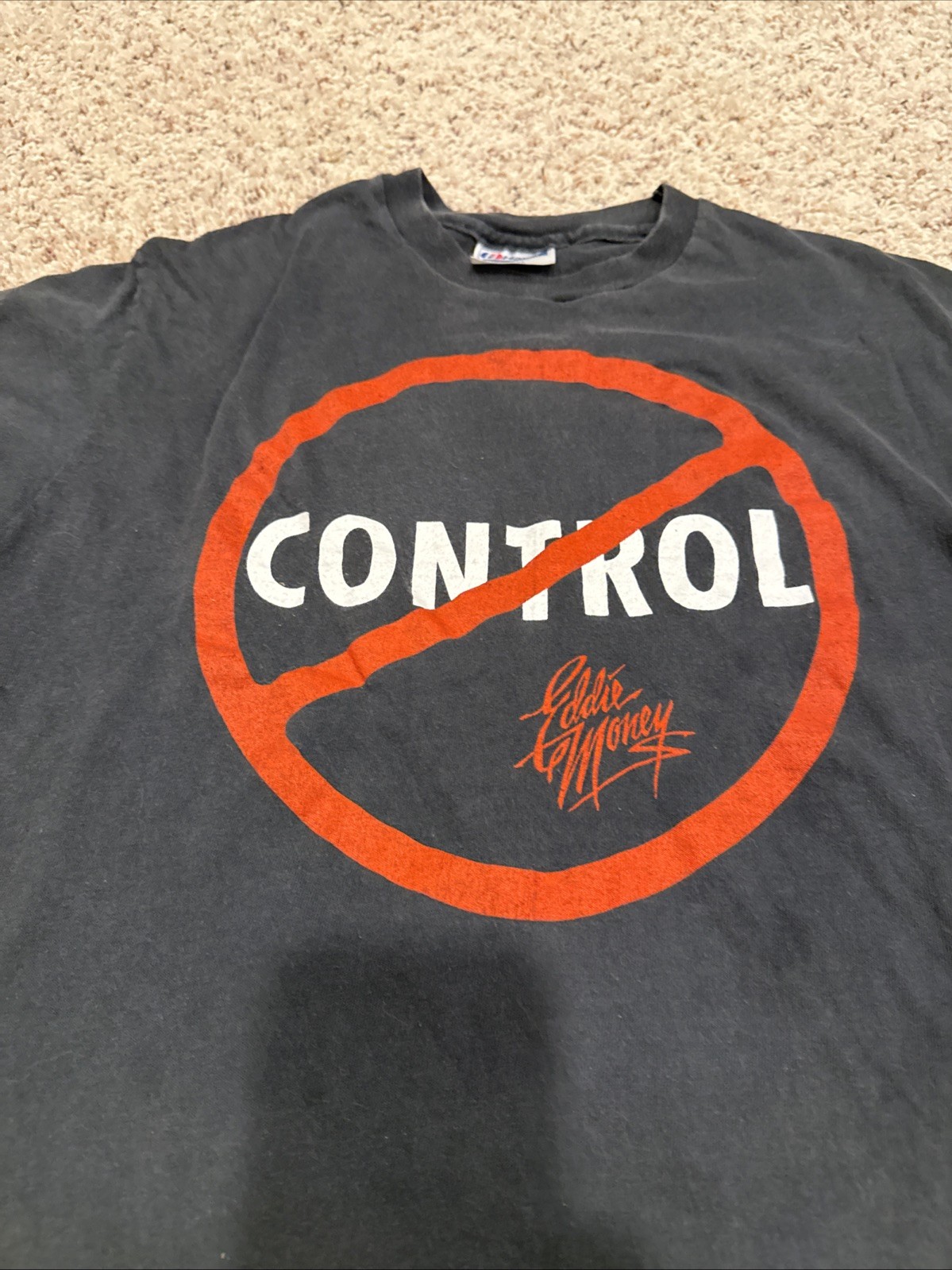 Eddie Money Vintage 86-87 No Control Tour T-shirt Women’s Large L gallery