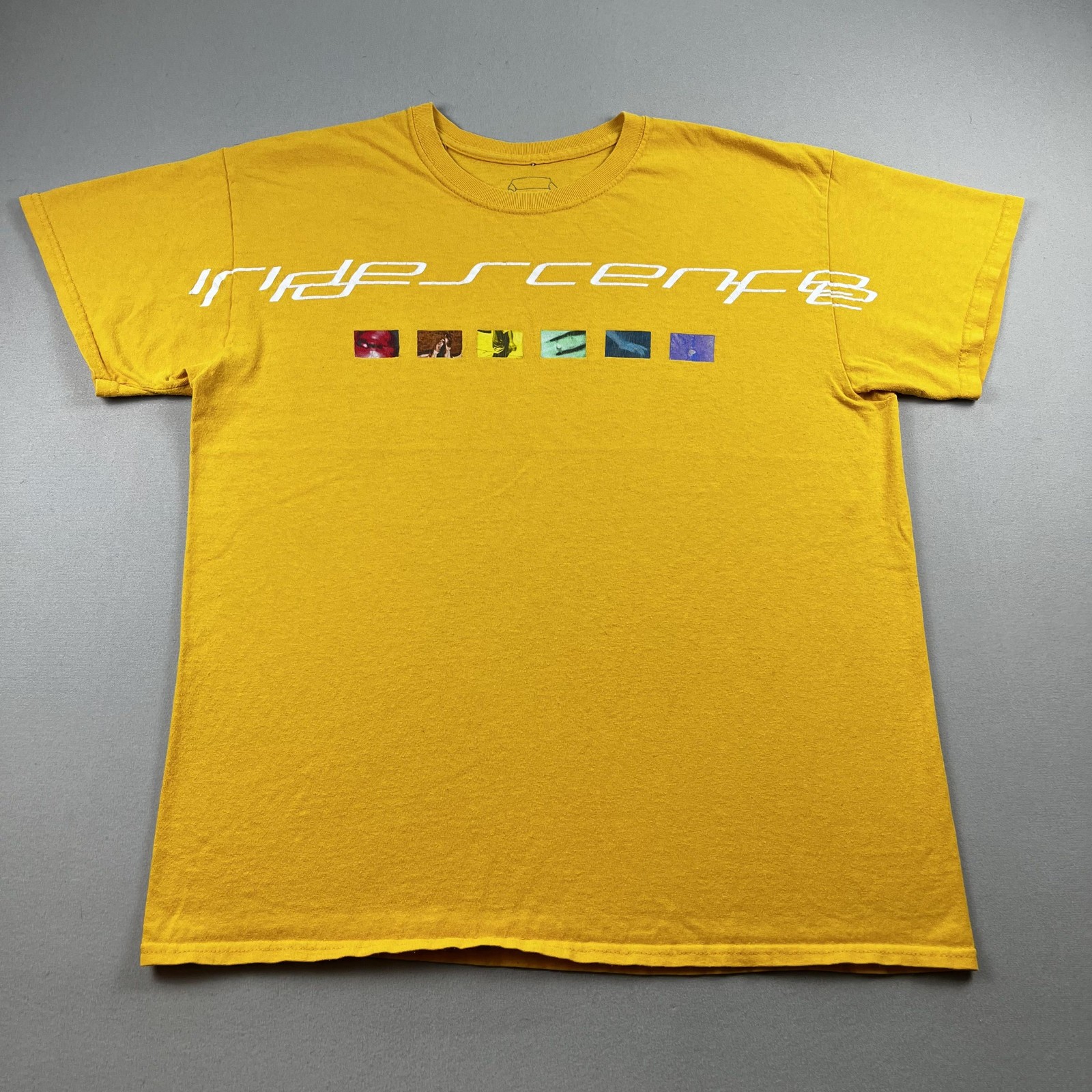 Brockhampton Iridescence T-Shirt Mens Large Yellow Couch Concert Tour Art 2018