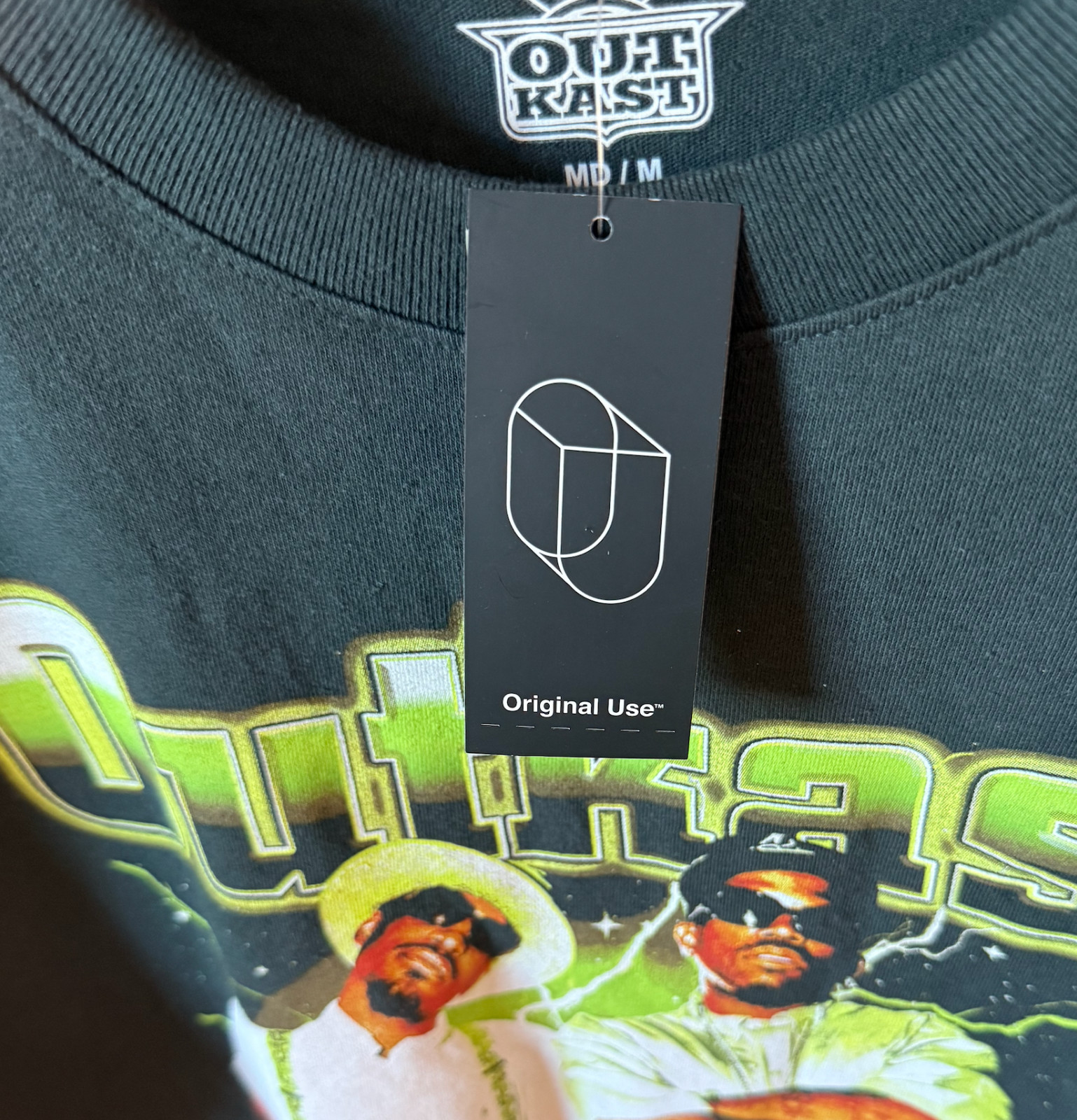 NEW Outkast Atliens Shirt Men Size Medium Hip Hop Short Sleeve Black T-Shirt NWT gallery
