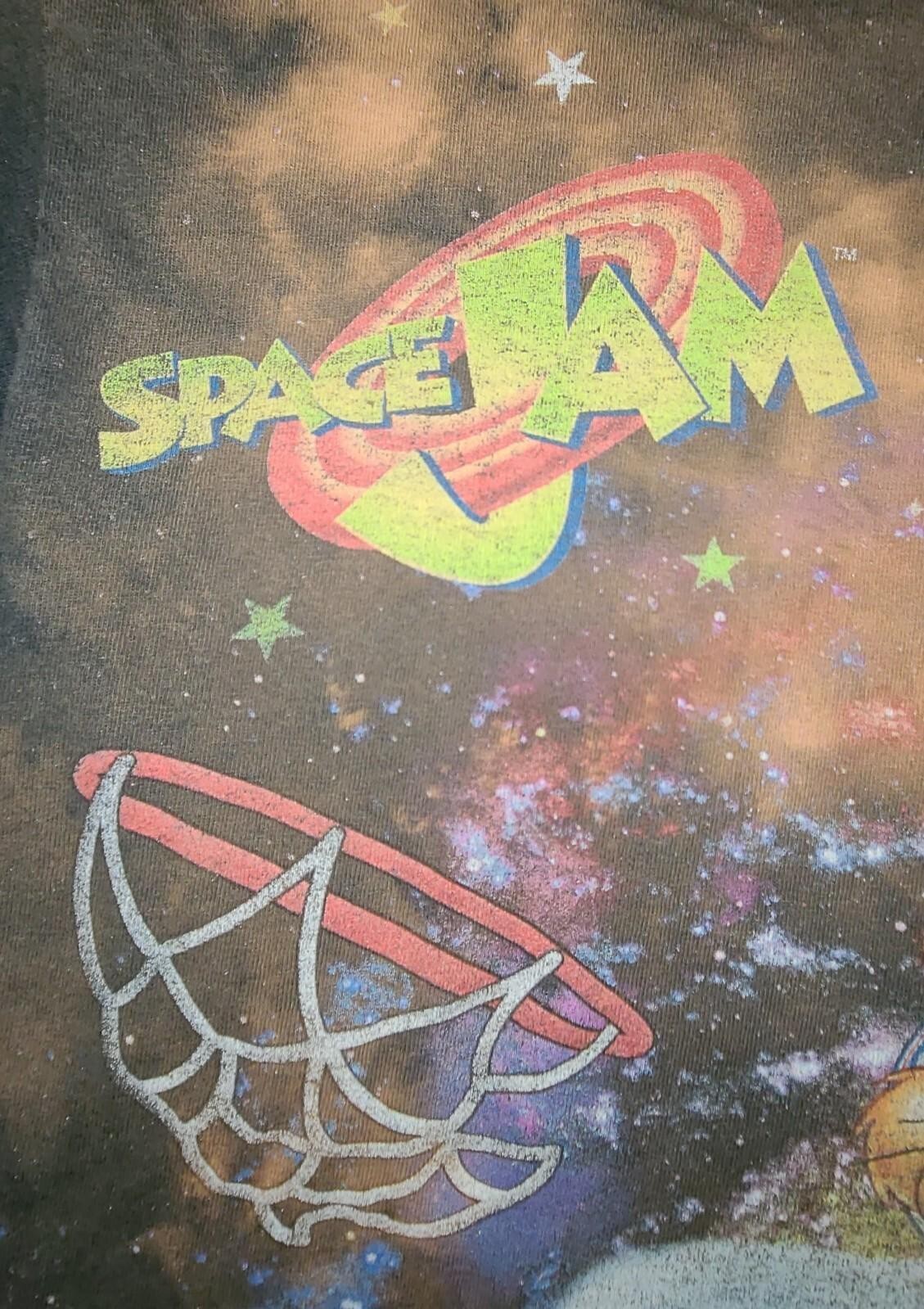 Vinatge Space Jam Tasmanian Devil Basketball 90's Men's Shirt, Sz M, Tie-Dye gallery