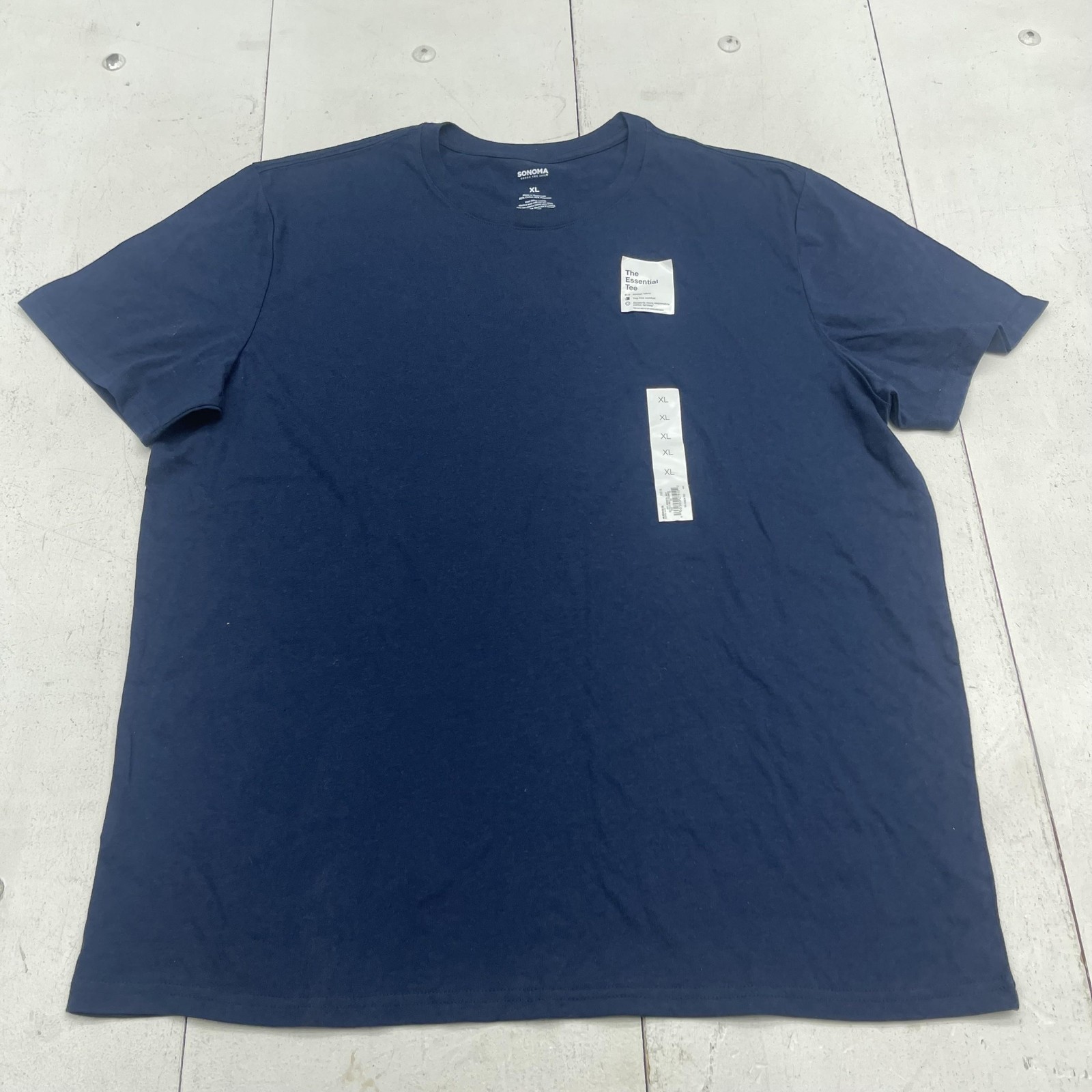 Sonoma Goods For Life Shirt Mens XL Blue Essential Crewneck Tee Tagless Casual gallery