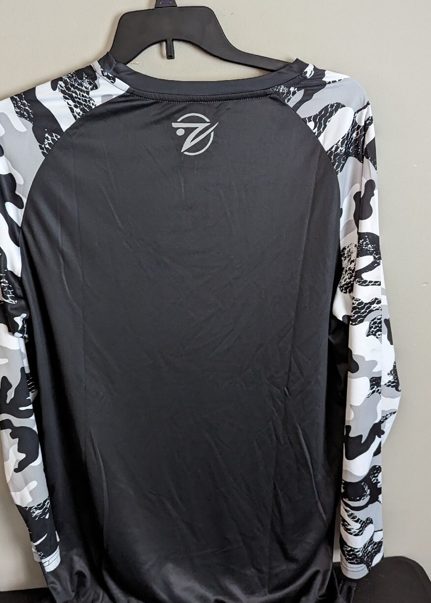Gillz Men's LS UV Tournament Series Black/White L/S FISHING Shirt Size 2XL NWT gallery