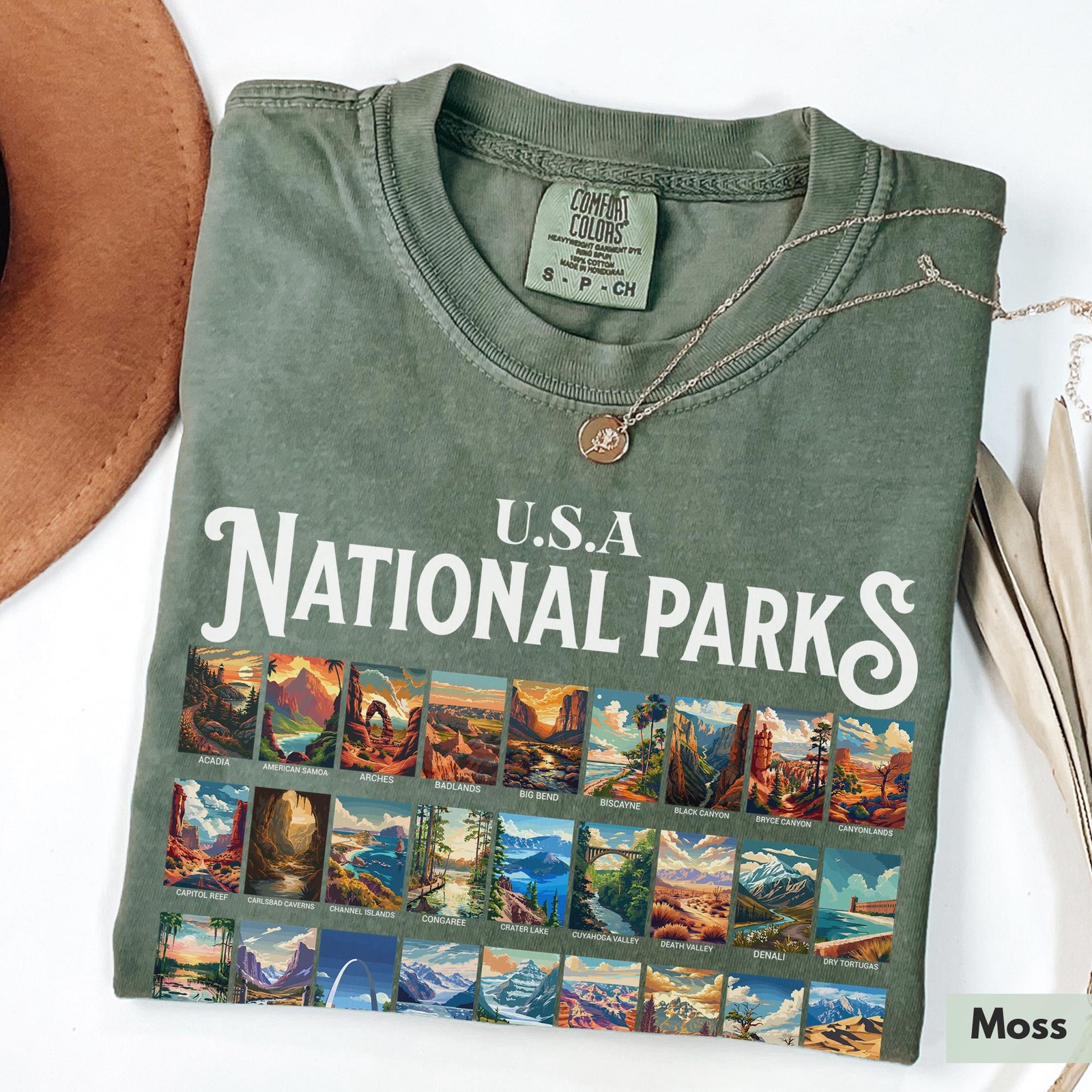 Comfort Colors® National Parks Shirt USA National Park Camping Gift Nature Lover gallery