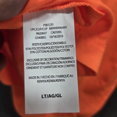 NWT! Dickies Cool & Dry Short-Sleeve Shirt Pocket Neon Orange Men’s Large Tall