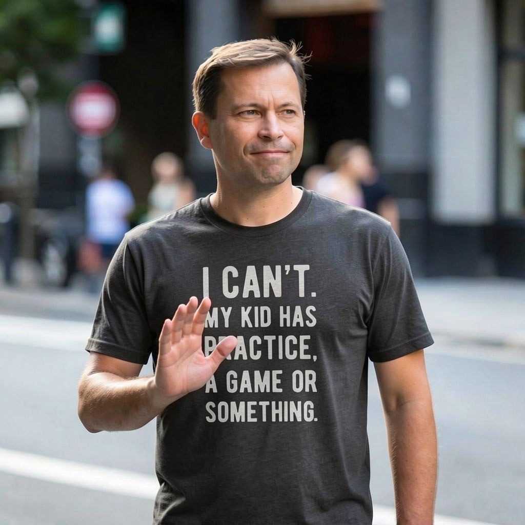 Mens I Cant My Kid Has Practice A Game Or Something T shirt Funny Fathers Day gallery
