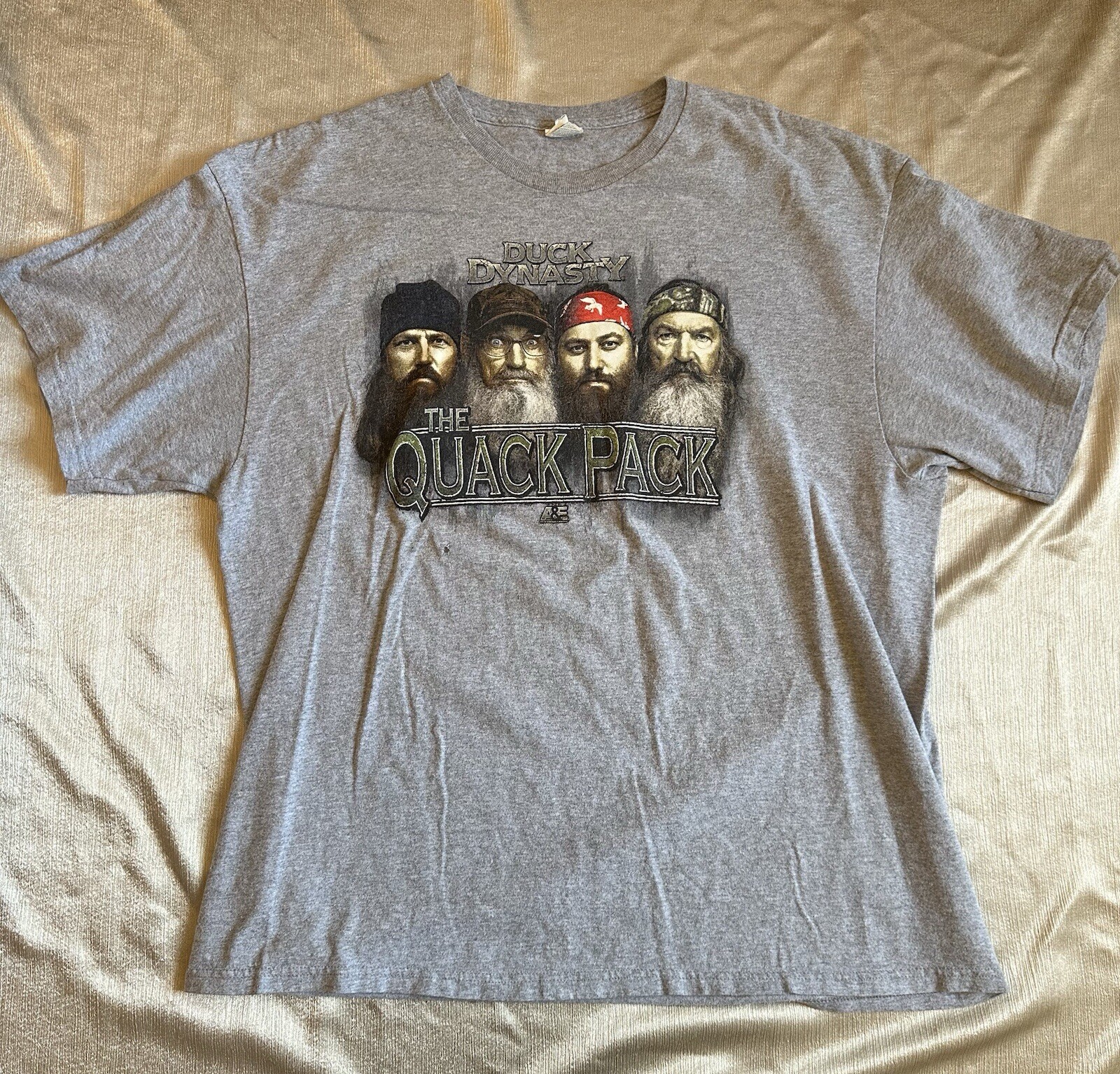 Duck Dynasty Quack Pack Mens Size 2XL Gray Shirt Tee TV Show