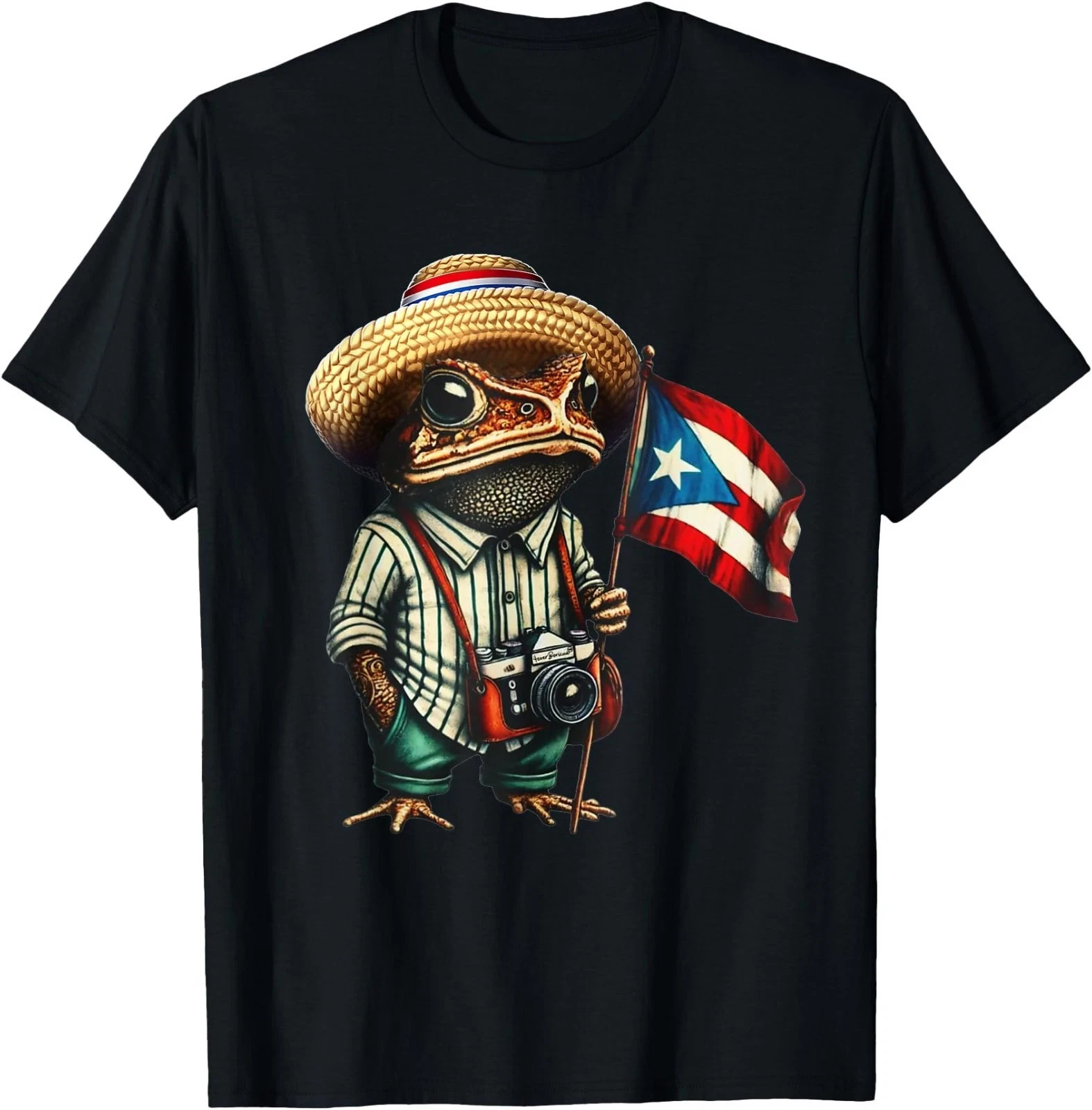 Coqui Frog Puerto Rico Puerto Rican Flag Taino Boricua T-Shirt ,Unisex Tshirt