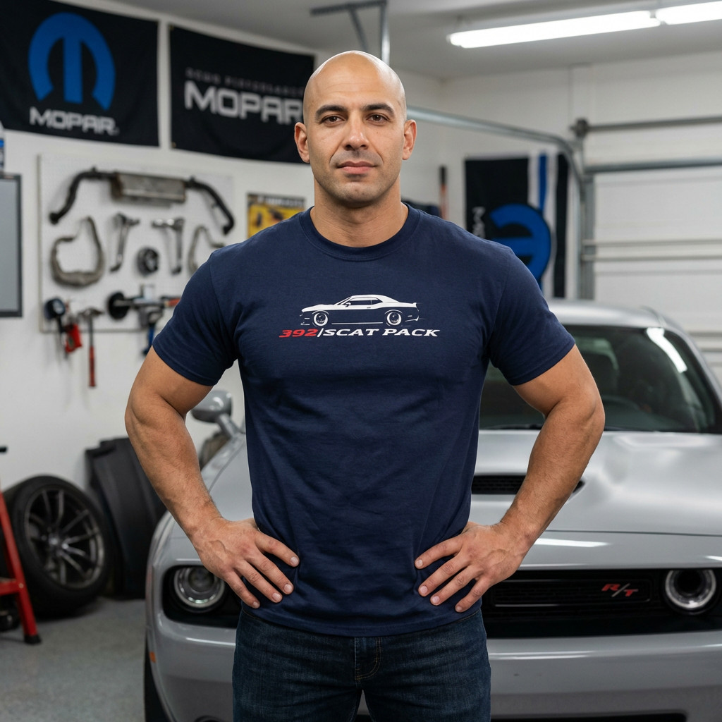 Challenger R/T Scat Pack 392 HEMI Tee – Muscle Car Shirt – S-5XL – 6 Colors