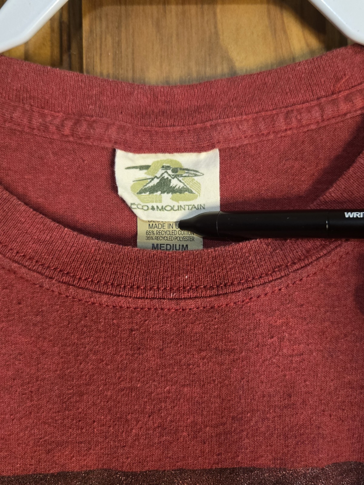 Eco Mountain Recycled Cotton Polyester Yellowstone Adult Medium Made in USA gallery
