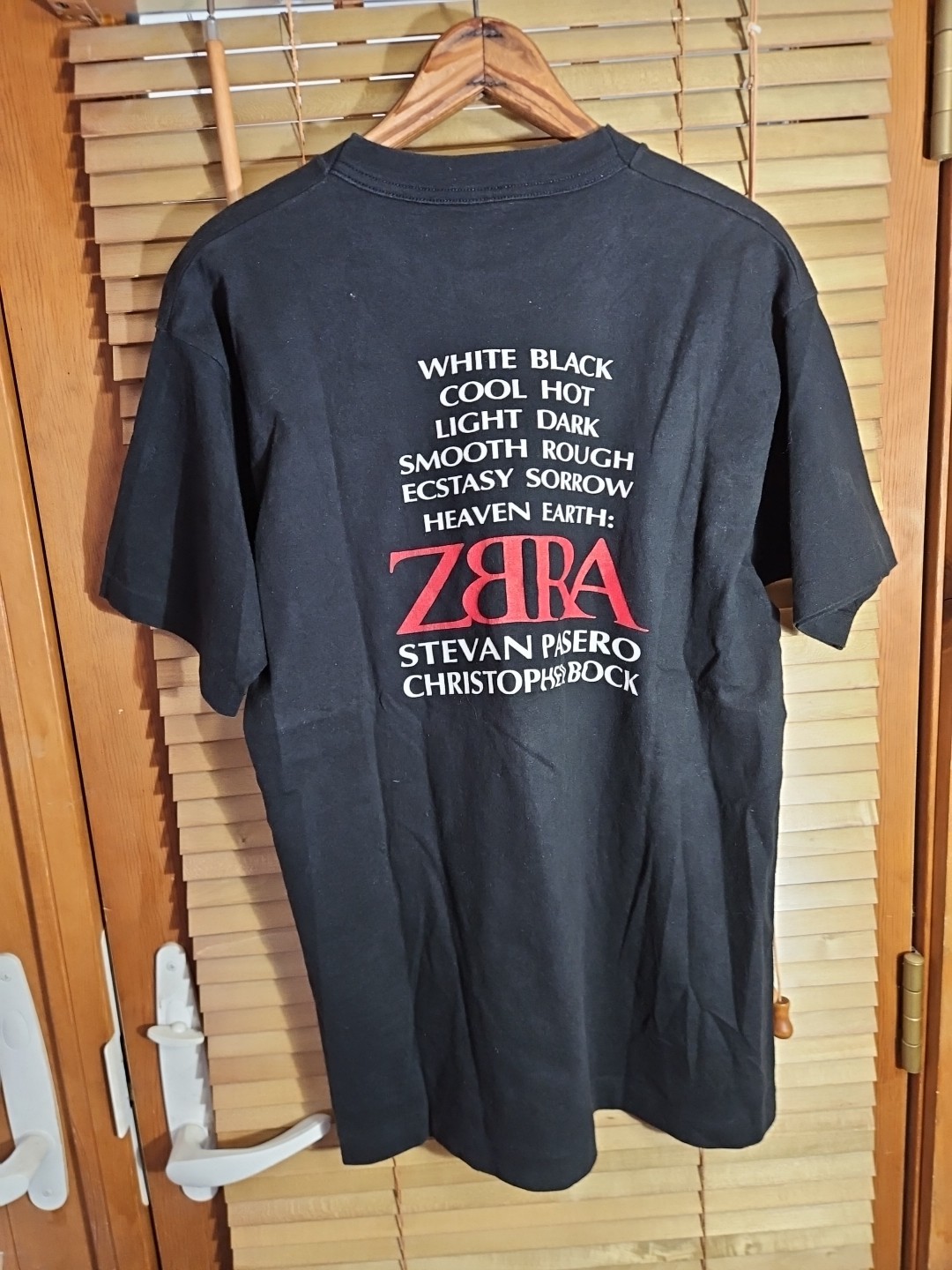 Vintage 90s FOTL Single Stitch Black Tee T Shirt Unknown Band Obscure Large gallery