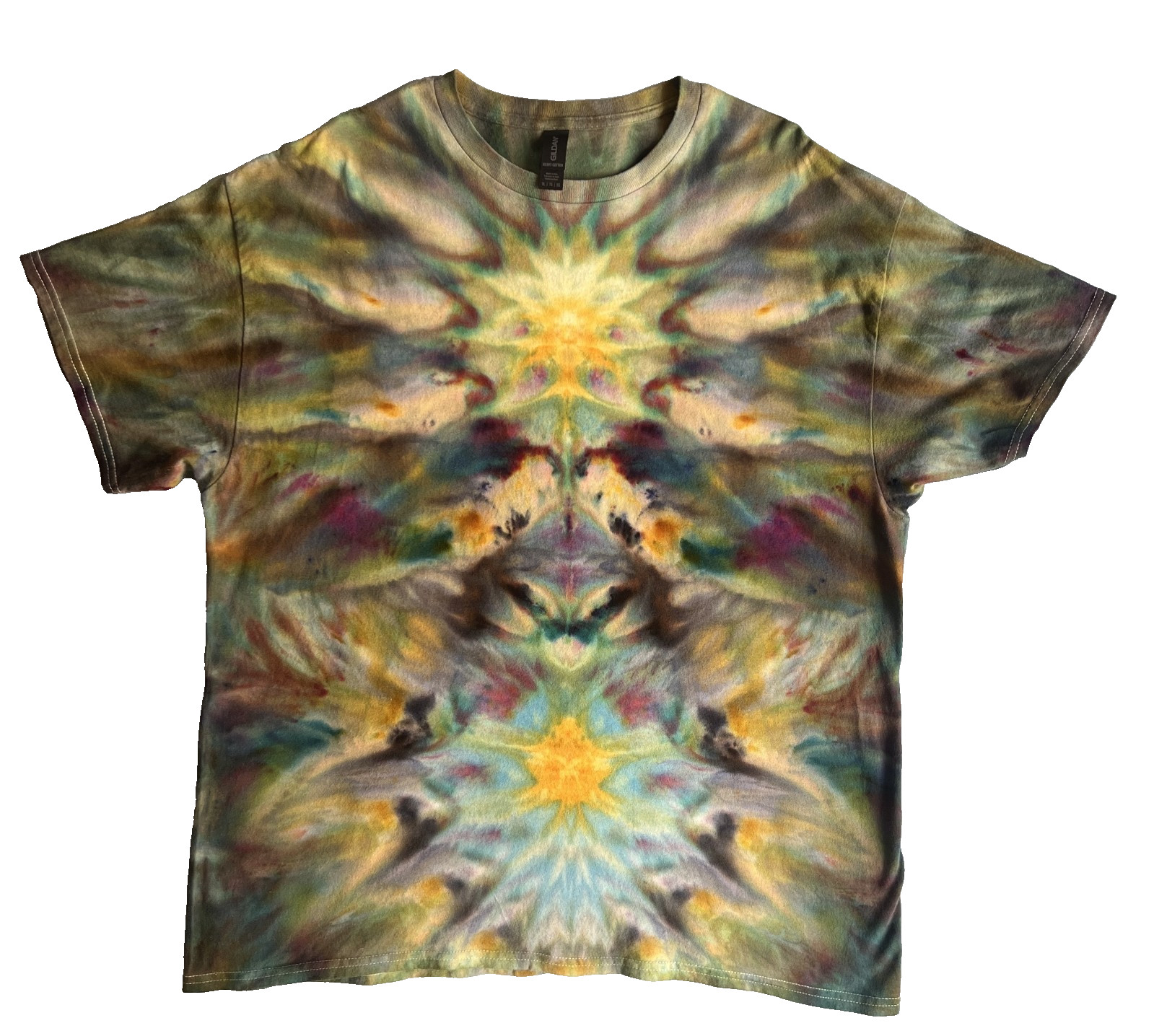 NEW Deity Ice Tie Dye T-Shirt, Unisex XL SS Crew TRIPPY! gallery