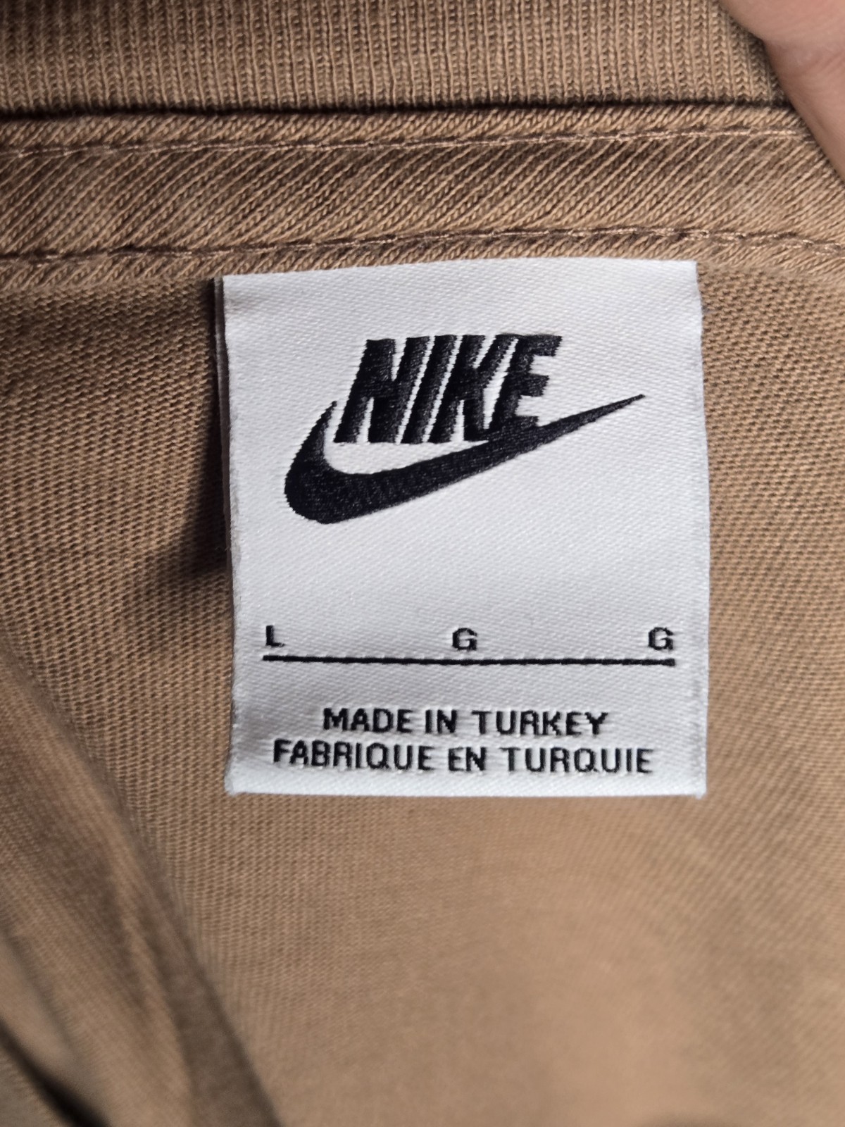 Nike NSW 2 Tone Brown Shirt Large gallery