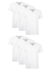 Hanes Mens Cotton, Moisturewicking Vneck Tee Undershirts, Multiple Packs And