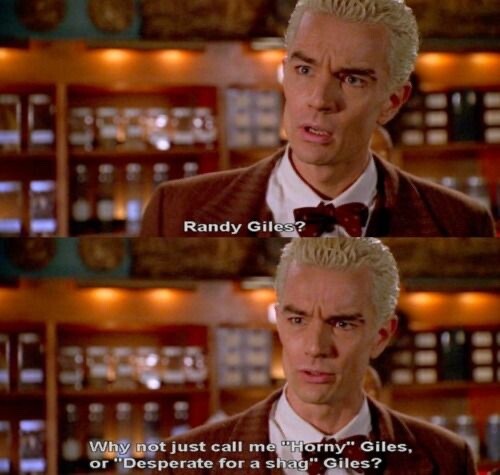 Buffy the Vampire Slayer T-Shirt ♡ SPIKE a.k.a. Randy Giles ✩ 90s BTVS Funny! gallery